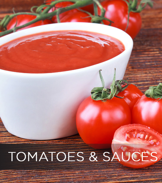 tomatoes and sauces